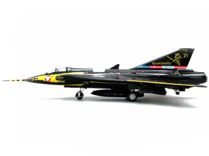 Saab Draken Fighter Aircraft "21 Draken 45th Anniversary Dragon Knights Retirement Livery" (2005) Austrian Air Force 1/72 Diecast Model Airplane