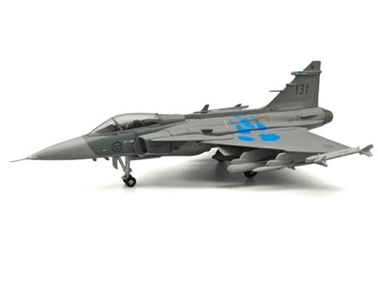 Saab JAS 39A Gripen Fighter Aircraft "131 F 7 Wing Cat’s Paw Livery Satenas Air Base" (2006) Swedish Air Force 1/72 Diecast Model Airplane