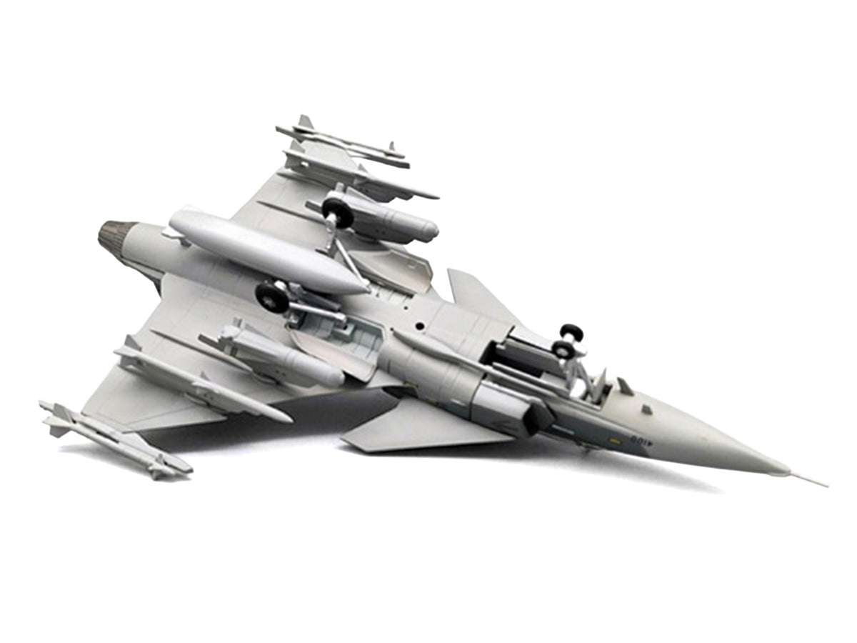 Saab JAS 39A Gripen Fighter Aircraft "131 F 7 Wing Cat’s Paw Livery Satenas Air Base" (2006) Swedish Air Force 1/72 Diecast Model Airplane