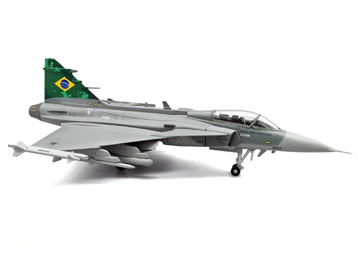 Saab JAS 39E Gripen Fighter Aircraft "Brazilian Air Force" 1/72 Diecast Model Airplane