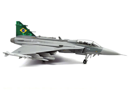 Saab JAS 39E Gripen Fighter Aircraft "Brazilian Air Force" 1/72 Diecast Model Airplane