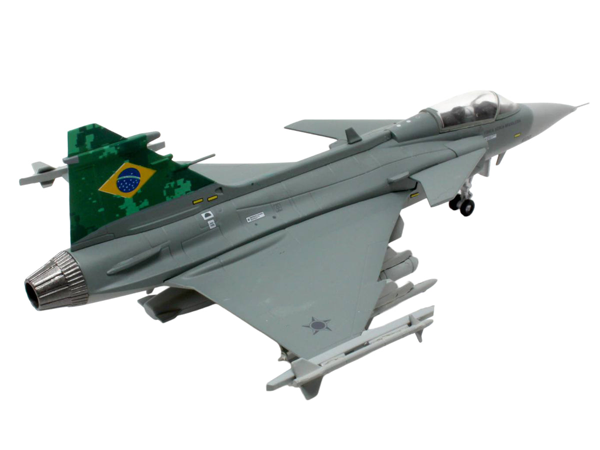 Saab JAS 39E Gripen Fighter Aircraft "Brazilian Air Force" 1/72 Diecast Model Airplane