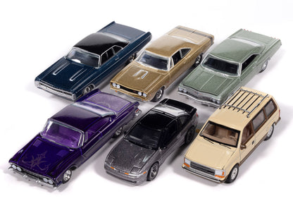 Auto World Premium 2025 Release 2 Set B of 6 pieces 1/64 Diecast Model Cars