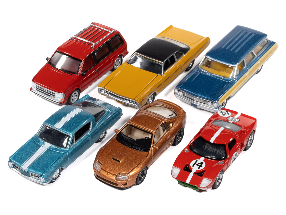Auto World Premium 2025 Release 3 Set A of 6 pieces 1/64 Diecast Model Cars