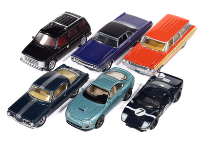 Auto World Premium 2025 Release 3 Set B of 6 pieces 1/64 Diecast Model Cars