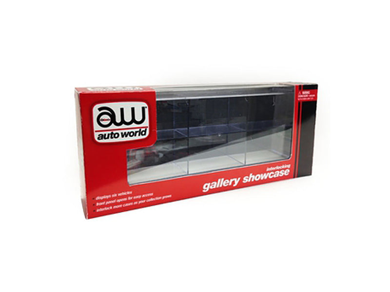 6 Car Interlocking Collectible Display Show Case for 1/64 Scale Model Cars