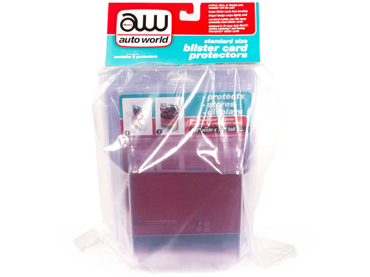 Standard Size 6 Blister Card Protectors for 1/64 Scale Blister Cards