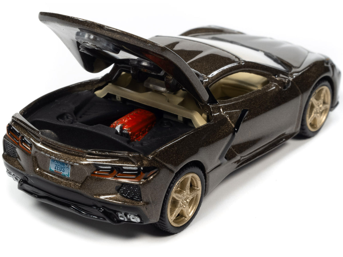 2020 Chevrolet Corvette Zeus Bronze Metallic "Sports Cars" Limited Edition 1/64 Diecast Model Car