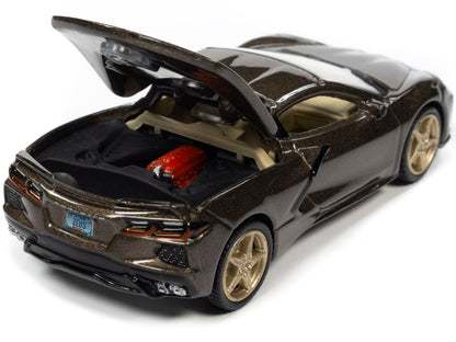 2020 Chevrolet Corvette Zeus Bronze Metallic "Sports Cars" Limited Edition 1/64 Diecast Model Car