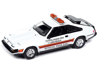 1983 Toyota Celica Supra "Toyota Grand Prix of Long Beach Official Pace Car" White "Import Legends" Series 1/64 Diecast Model Car