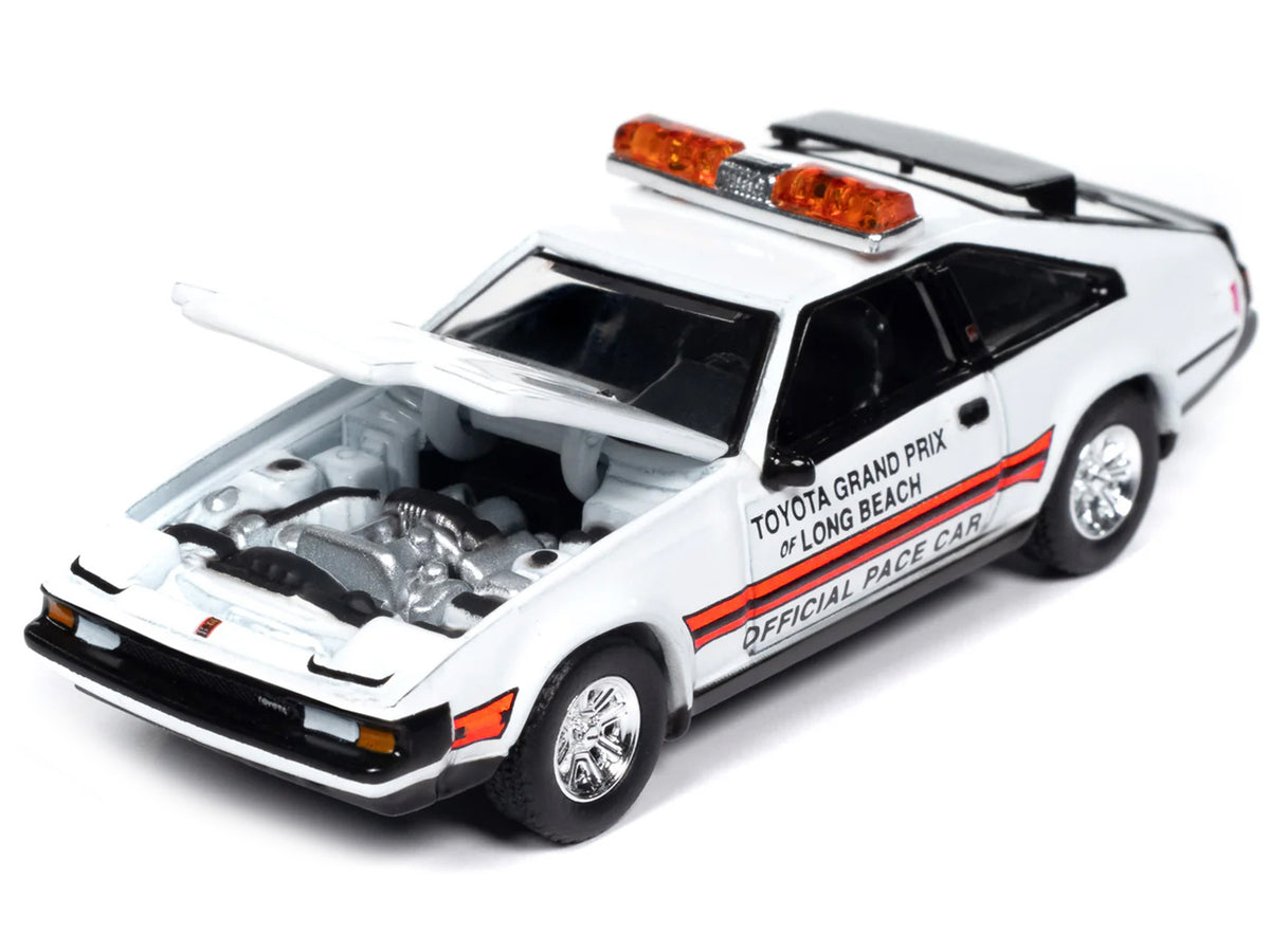 1983 Toyota Celica Supra "Toyota Grand Prix of Long Beach Official Pace Car" White "Import Legends" Series 1/64 Diecast Model Car