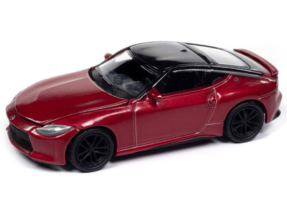 2023 Nissan Z Passion Red Metallic with Black Top "Import Legends" Series 1/64 Diecast Model Car