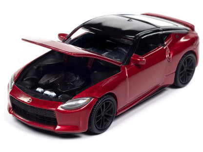 2023 Nissan Z Passion Red Metallic with Black Top "Import Legends" Series 1/64 Diecast Model Car