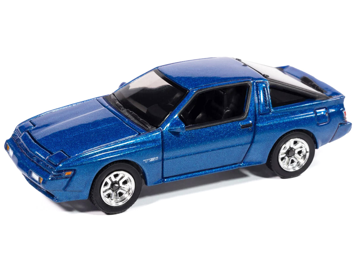 1988 Chrysler Conquest TSi Bright Blue Metallic "Modern Muscle" Series 1/64 Diecast Model Car