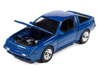 1988 Chrysler Conquest TSi Bright Blue Metallic "Modern Muscle" Series 1/64 Diecast Model Car
