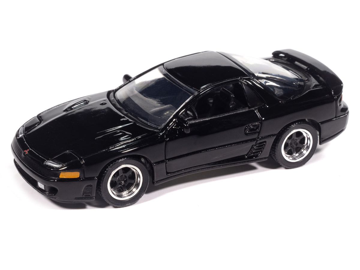 1993 Mitsubishi 3000GT VR-4 Albany Black Pearl "Import Legends" Series 1/64 Diecast Model Car