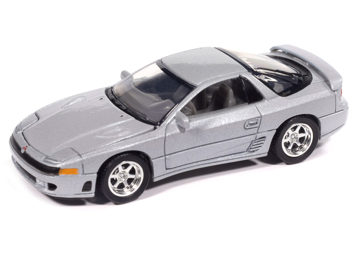 1993 Mitsubishi 3000GT VR-4 Zurich White Silver Metallic "Import Legends" Series 1/64 Diecast Model Car