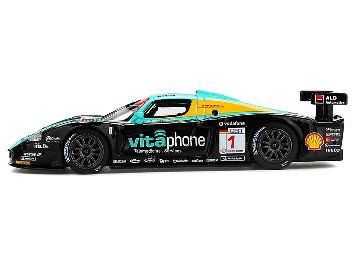 Maserati MC12 Competizione #1 Michael Bartels - Andrea Bertolini - Eric van de Poele - Stephane Sarrazin "Vitaphone Racing Team" Winner "24 Hours of Spa" (2008) 1/64 Diecast Model Car
