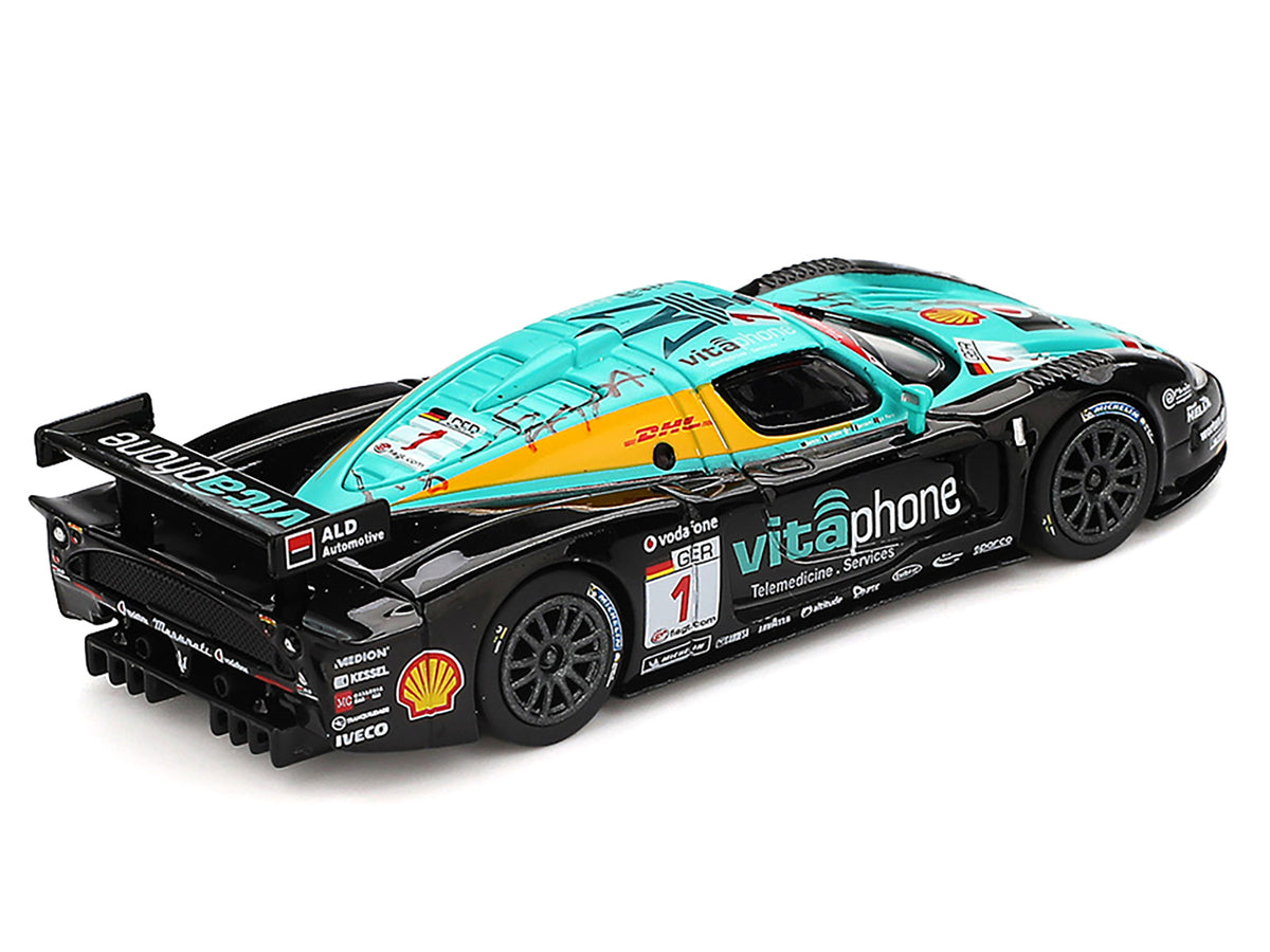 Maserati MC12 Competizione #1 Michael Bartels - Andrea Bertolini - Eric van de Poele - Stephane Sarrazin "Vitaphone Racing Team" Winner "24 Hours of Spa" (2008) 1/64 Diecast Model Car