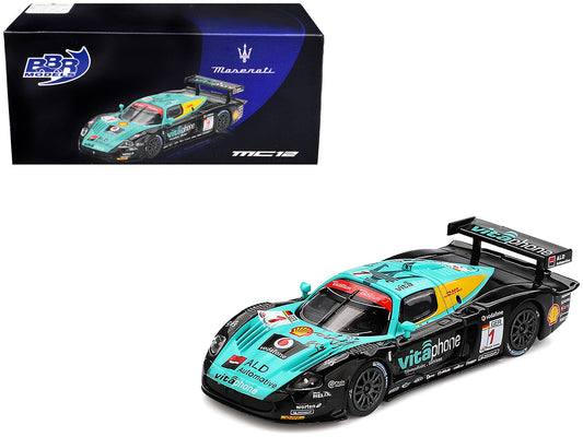 Maserati MC12 Competizione #1 Michael Bartels - Andrea Bertolini - Eric van de Poele - Stephane Sarrazin "Vitaphone Racing Team" Winner "24 Hours of Spa" (2008) 1/64 Diecast Model Car