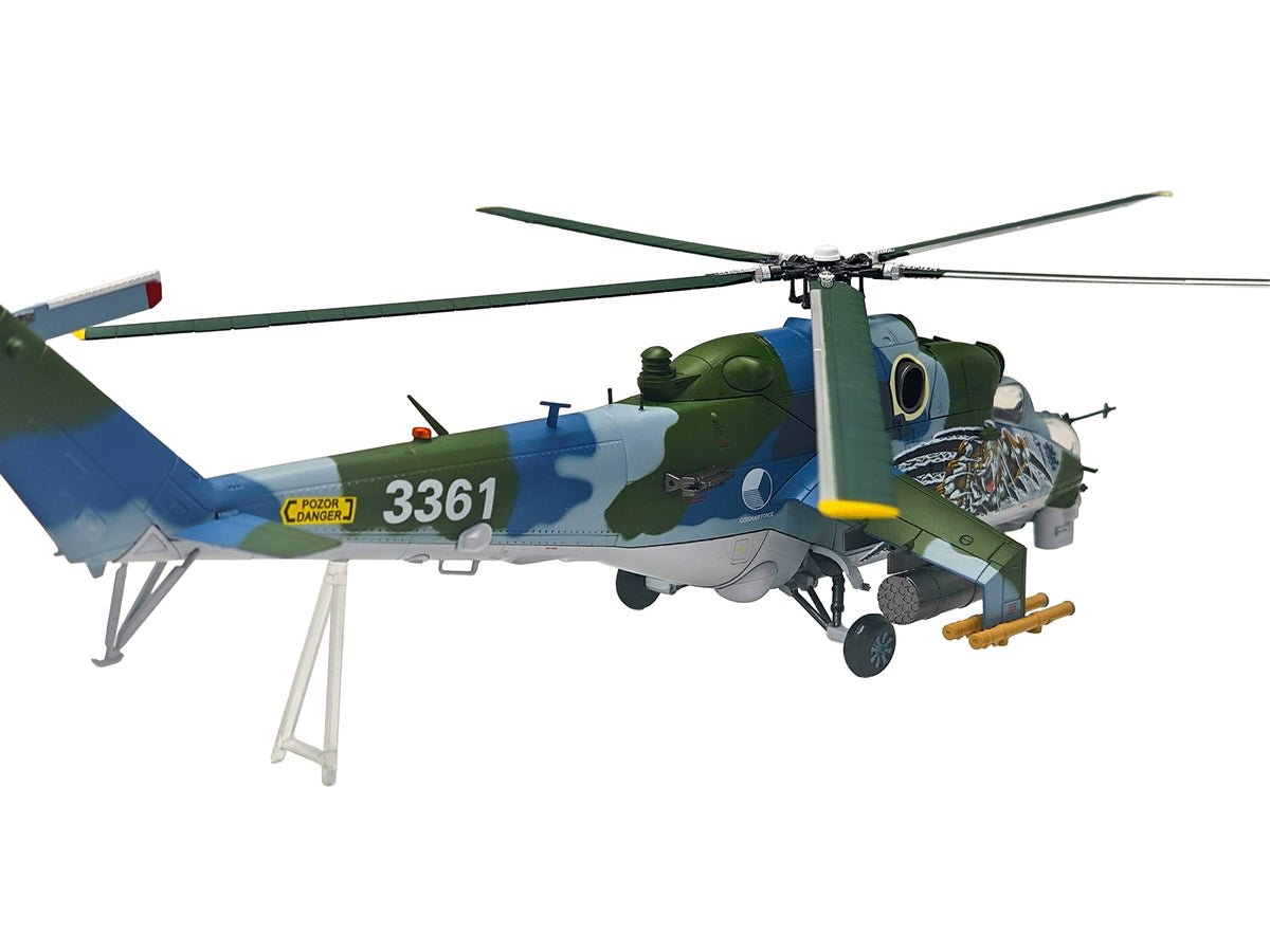 Mil Mi-35 (Mi-24V) Hind Helicopter "3361 221 Squadron 22 Wing NATO Tiger Meet Cambrai France" (2011) Czech Air Force 1/48 Diecast Model