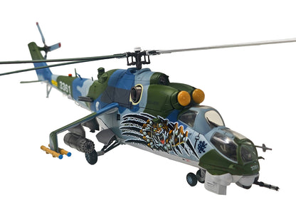 Mil Mi-35 (Mi-24V) Hind Helicopter "3361 221 Squadron 22 Wing NATO Tiger Meet Cambrai France" (2011) Czech Air Force 1/48 Diecast Model
