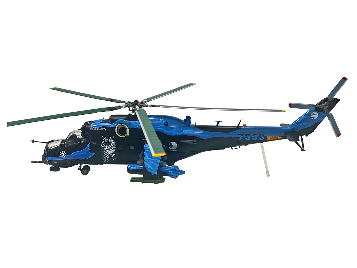 Mil Mi-24V Hind-E Helicopter "7353 231 Squadron 23 Wing NATO Tiger Meet Turkey" (2005) Czech Air Force 1/48 Diecast Model