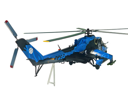 Mil Mi-24V Hind-E Helicopter "7353 231 Squadron 23 Wing NATO Tiger Meet Turkey" (2005) Czech Air Force 1/48 Diecast Model