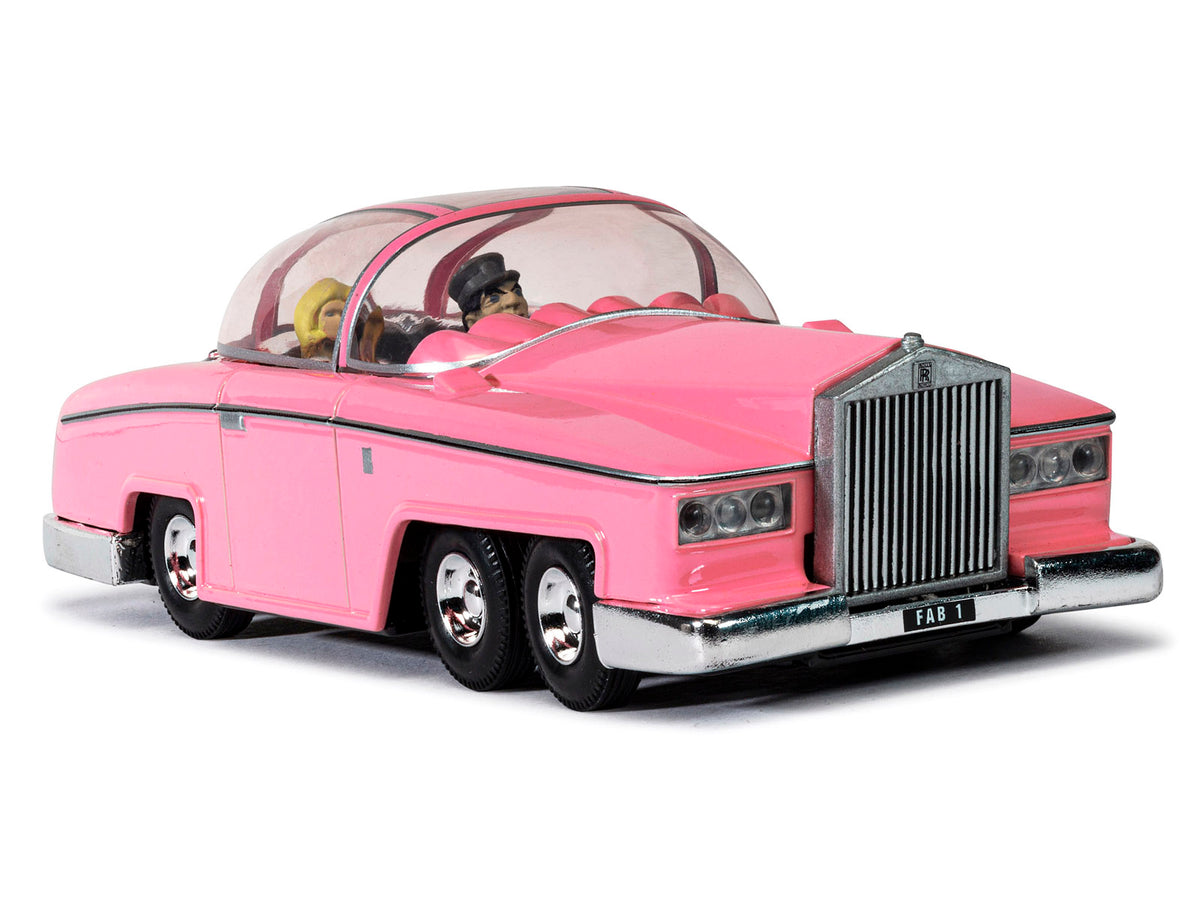 Rolls Royce FAB 1 Pink with Figures "Thunderbirds" (1965-1966) TV Series "F.A.B. Collection" Diecast Model