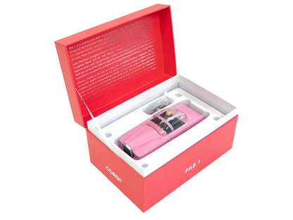 Rolls Royce FAB 1 Pink with Figures "Thunderbirds" (1965-1966) TV Series "F.A.B. Collection" Diecast Model