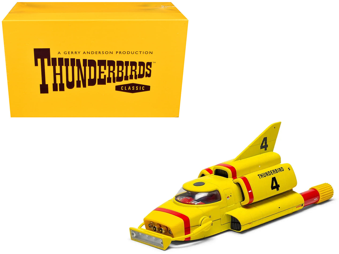 Thunderbird 4 Submarine Yellow "Thunderbirds" (1965-1966) TV Series "F.A.B. Collection" Diecast Model