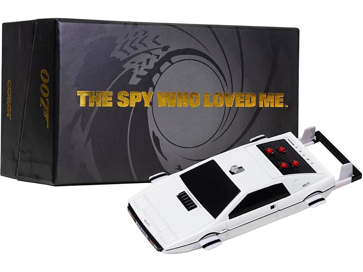 Lotus Esprit S1 Submarine White James Bond 007 "The Spy Who Loved Me" (1977) Movie Diecast Model Car