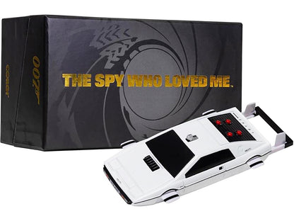 Lotus Esprit S1 Submarine White James Bond 007 "The Spy Who Loved Me" (1977) Movie Diecast Model Car