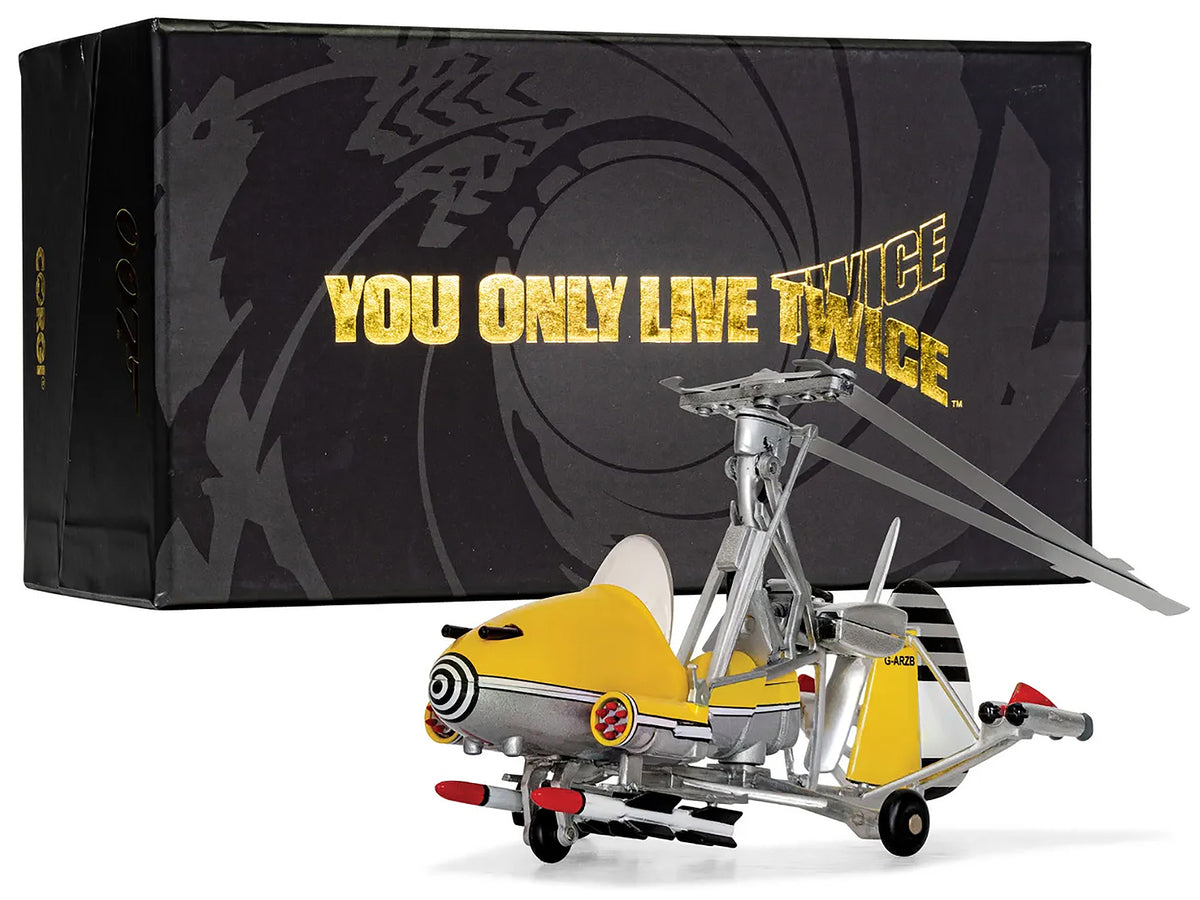 Little Nellie Gyrocopter Yellow James Bond 007 "You Only Live Twice" (1967) Movie Diecast Model