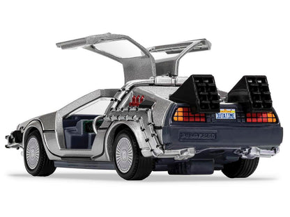DMC DeLorean Time Machine with Doc Brown Figure "Back to the Future" (1985) Movie Diecast Model Car