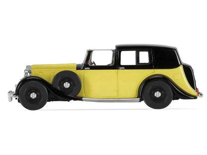 Rolls Royce Phantom III Sedanca de Ville Yellow with Black Top James Bond 007 "Goldfinger" (1964) Movie Diecast Model