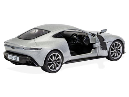 Aston Martin DB10 RHD (Right Hand Drive) Silver Metallic James Bond 007 "Spectre" (2015) Movie Diecast Model Car