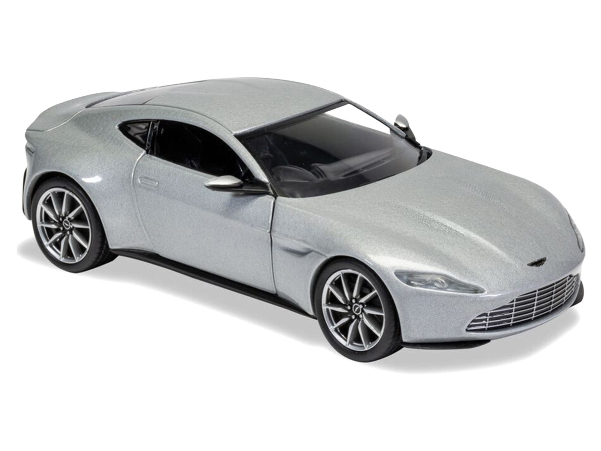 Aston Martin DB10 RHD (Right Hand Drive) Silver Metallic James Bond 007 "Spectre" (2015) Movie Diecast Model Car