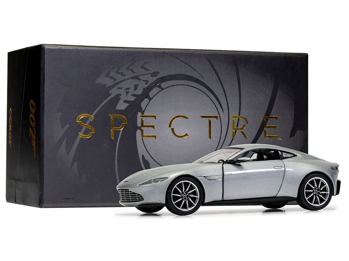 Aston Martin DB10 RHD (Right Hand Drive) Silver Metallic James Bond 007 "Spectre" (2015) Movie Diecast Model Car