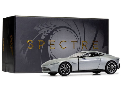 Aston Martin DB10 RHD (Right Hand Drive) Silver Metallic James Bond 007 "Spectre" (2015) Movie Diecast Model Car