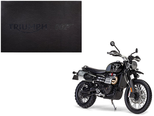 Triumph Scrambler 1200 "Bond Edition" Motorcycle Black 007 James Bond "No Time to Die" (2021) Movie 1/12 Diecast Model