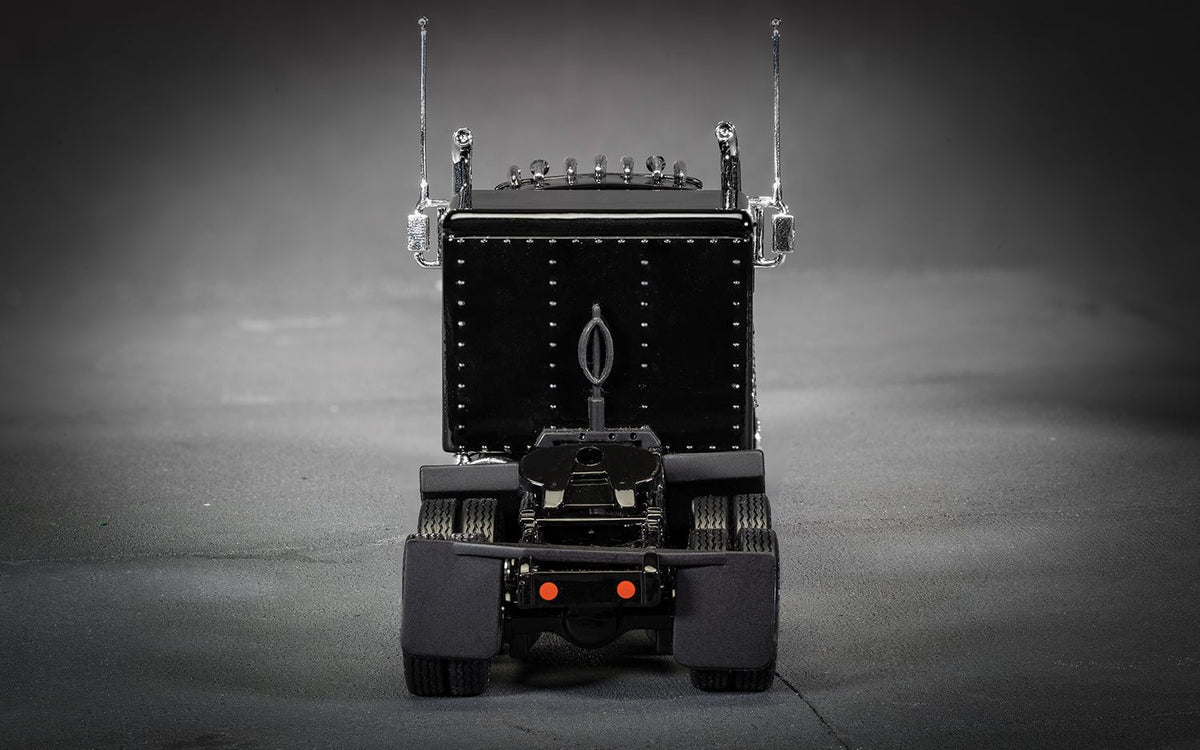"Motorhead Bomber" Transport Truck Black 1/50 Diecast Model