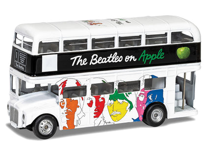 The Beatles London Double Decker Bus "The White Album" White Diecast Model Car