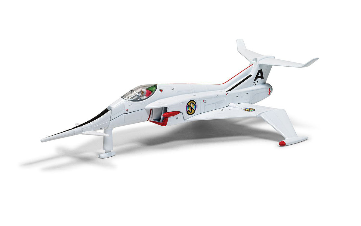 Angel Interceptor Aircraft "World Army Air Force" White "Captain Scarlet and the Mysterons" (1967-1968) TV Series Diecast Model