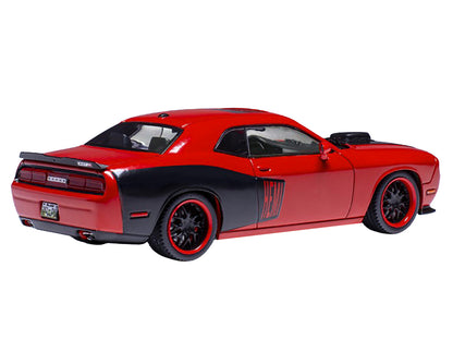 2009 Dodge Challenger SRT8 Red with Black Accents 1/43 Diecast Model