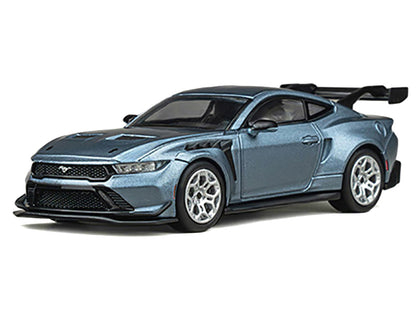 Ford Mustang GTD Light Blue Metallic 1/64 Diecast Model Car