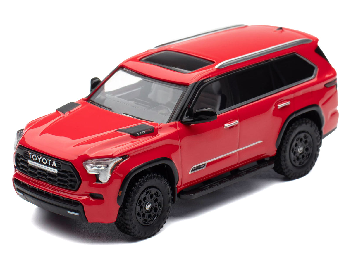 2024 Toyota Sequoia Solar Red 1/64 Diecast Model Car