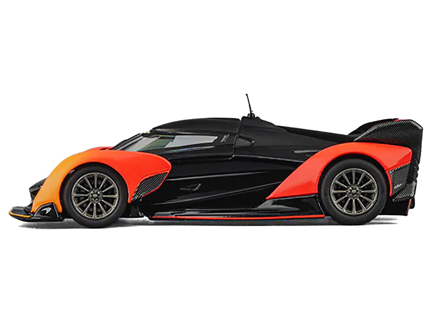 McLaren Solus GT Orange Gradient and Matt Black 1/64 Diecast Model Car