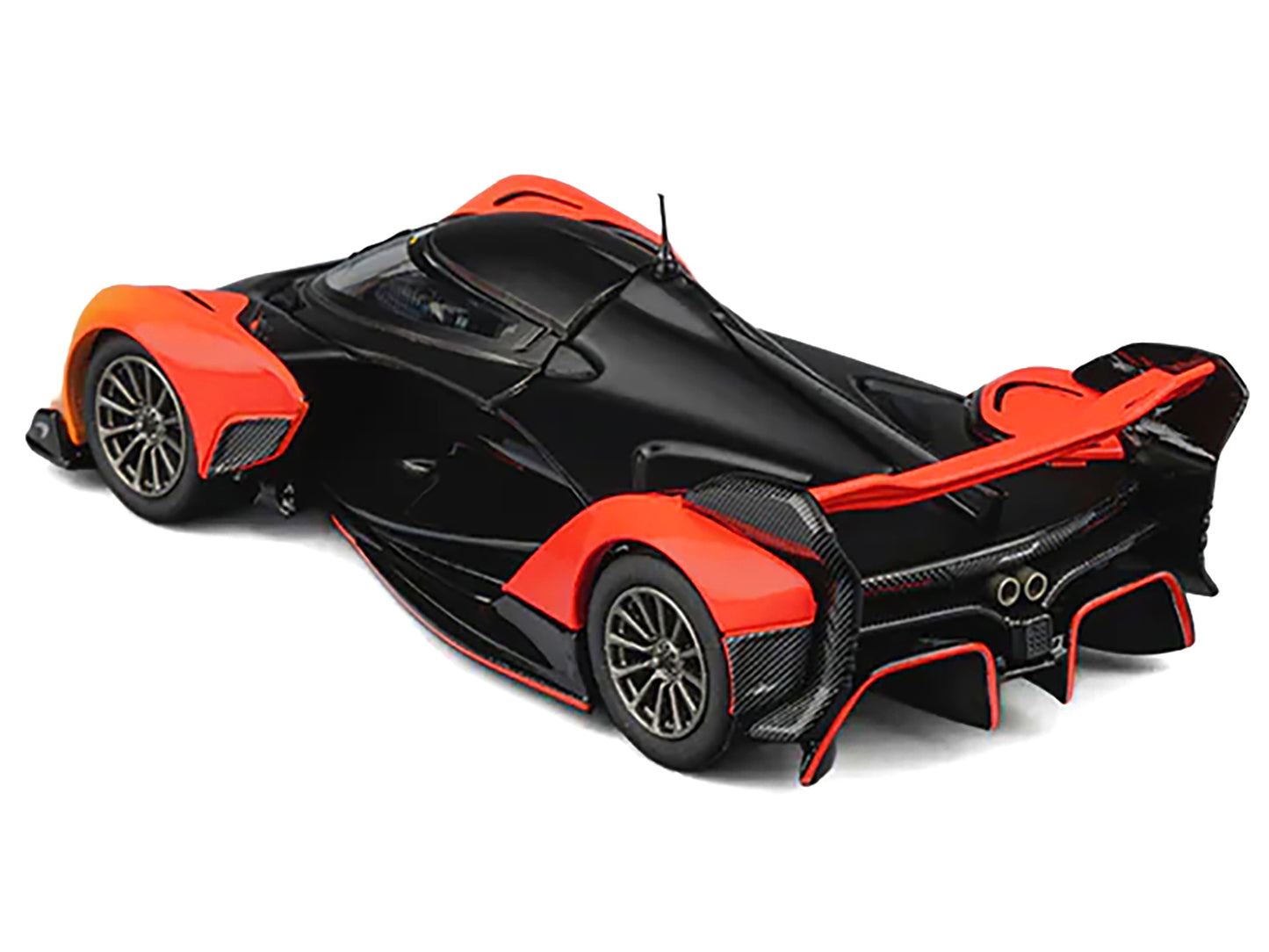 McLaren Solus GT Orange Gradient and Matt Black 1/64 Diecast Model Car