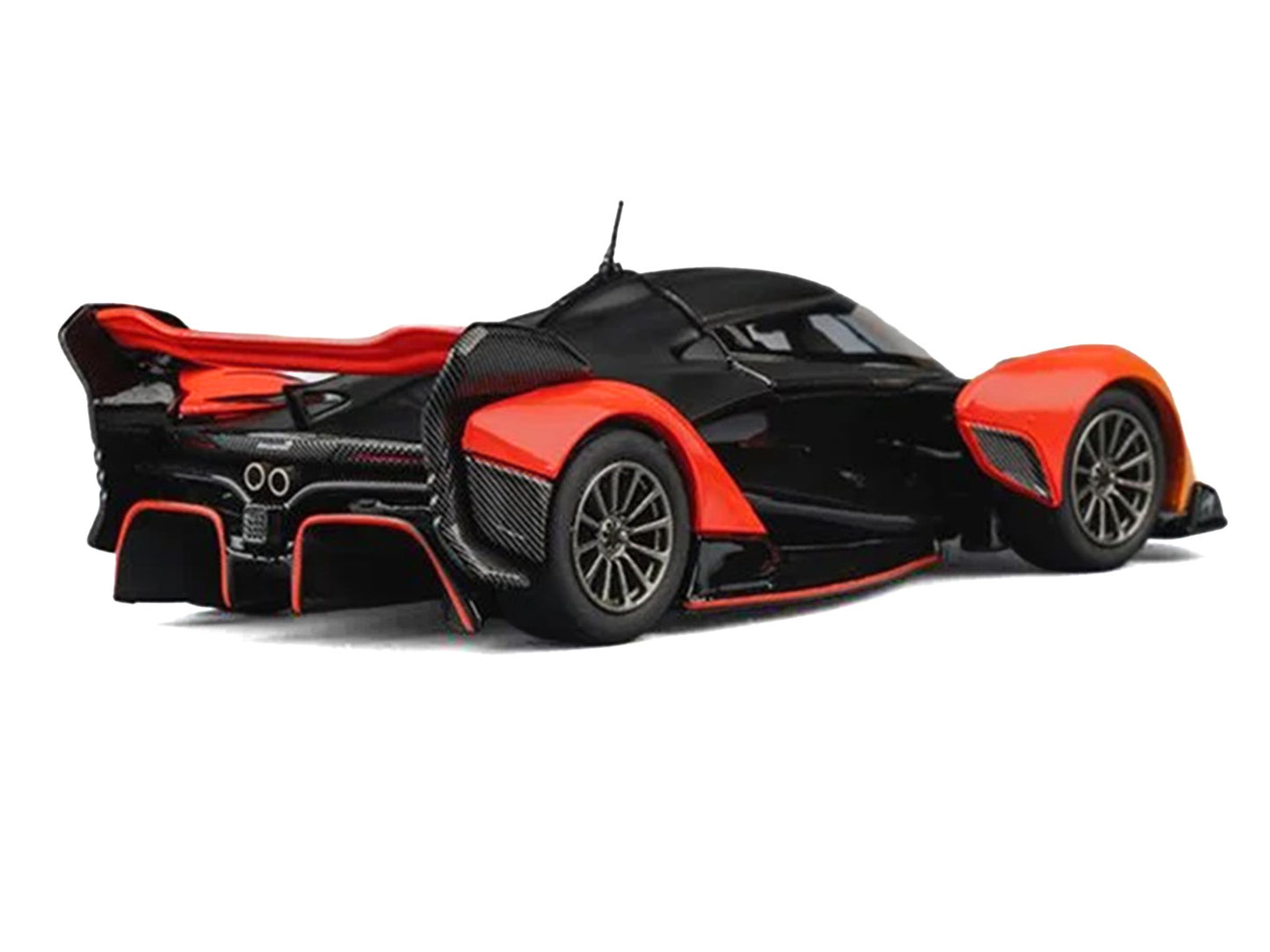 McLaren Solus GT Orange Gradient and Matt Black 1/64 Diecast Model Car